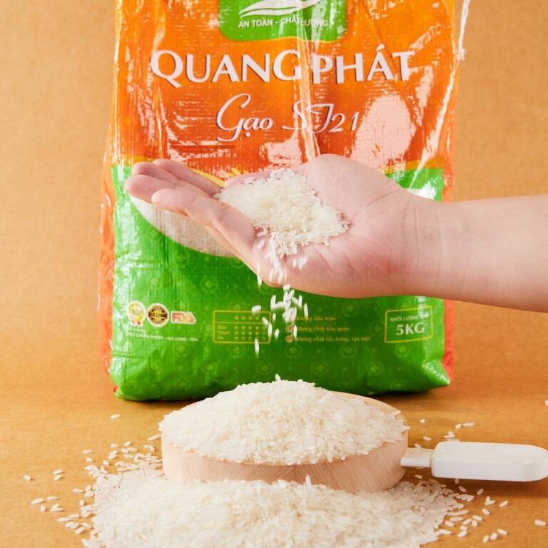 GẠO SẠCH QUANG PHÁT ST21 (túi 5kg)