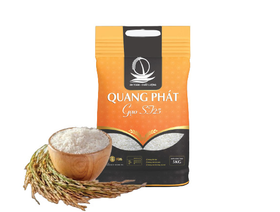 Gạo Quang Phát ST25  (túi 5kg)